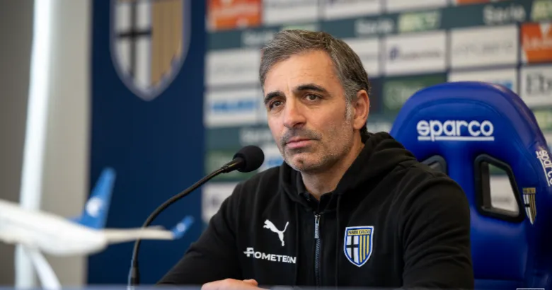 COACH FABIO PECCHIA WITHOUT CALCULATIONS AGAINST A TOP TEAM Parma